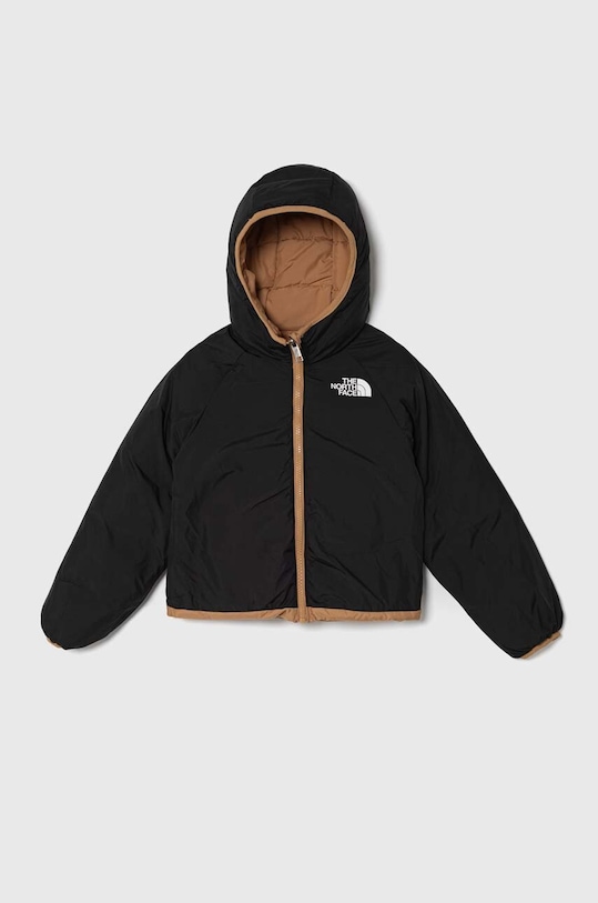 The North Face geaca reversibila pentru copii B REVERSIBLE NORTH DOWN HOODED JACKET NF0A82XZ maro AW23