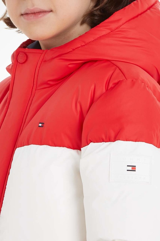 Tommy Hilfiger geaca de puf pentru copii KB0KB08559.74.122.9BYX rosu