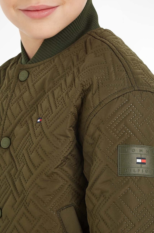 Tommy Hilfiger kurtka bomber dziecięca KB0KB08565.128.176.9BYX zielony