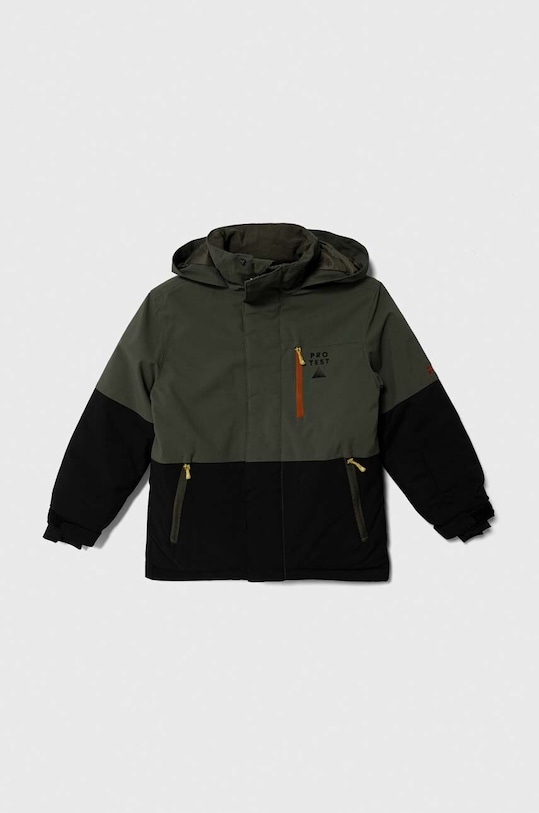 Detská lyžiarska bunda Protest PRTREDSTAR JR zateplené zelená 6811132