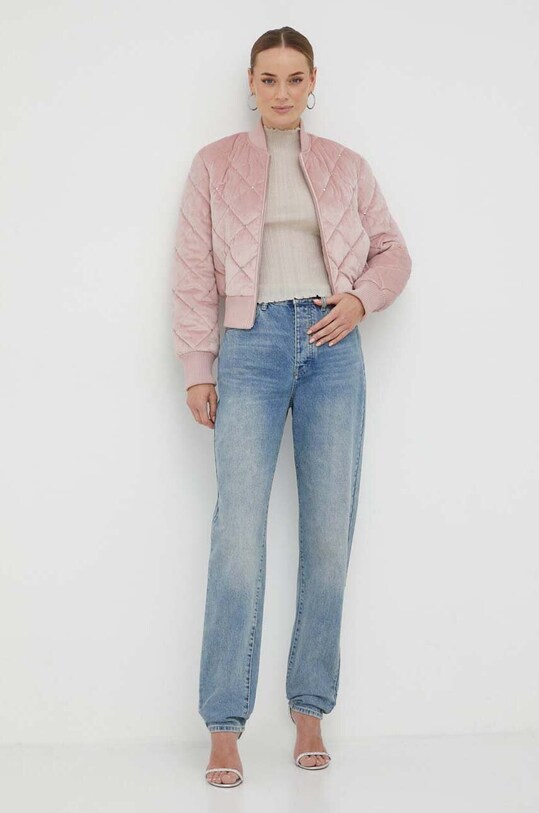 Guess bomber dzseki W3YL08.WFIS0 rózsaszín AW23