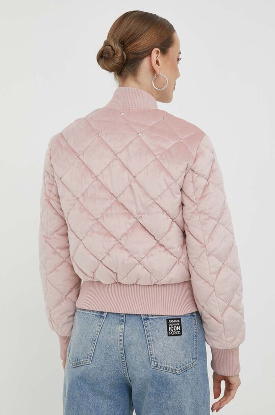 Odzież Guess kurtka bomber W3YL08.WFIS0 różowy