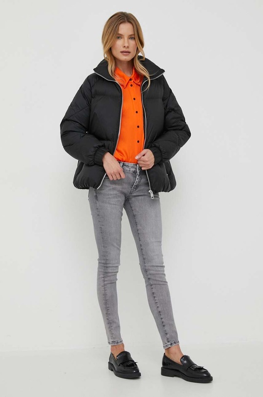 Пуховая куртка Tommy Hilfiger WW0WW38921 чёрный AW23