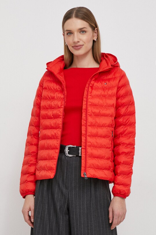 Bunda Tommy Hilfiger červená WW0WW38927
