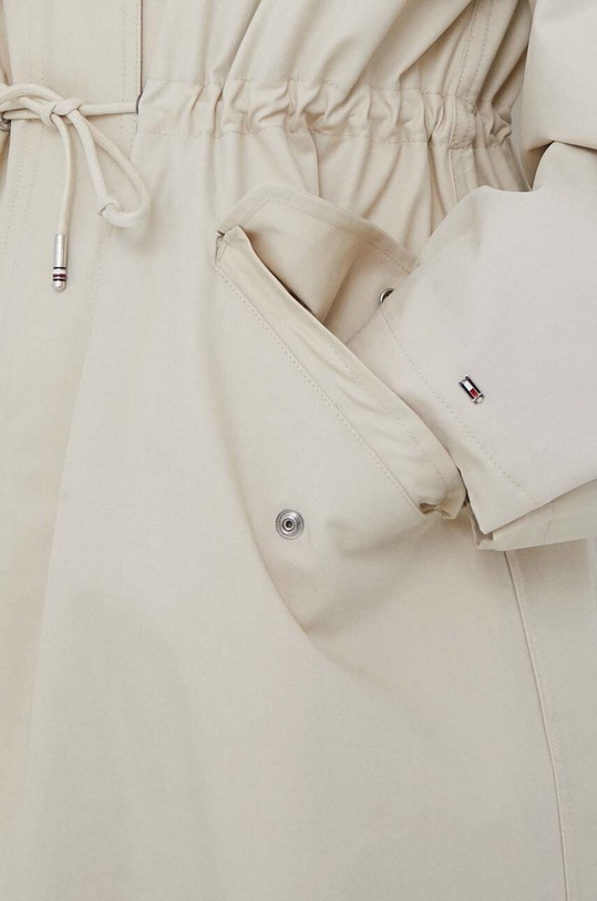 Хлопковая куртка Tommy Hilfiger WW0WW38938 бежевый