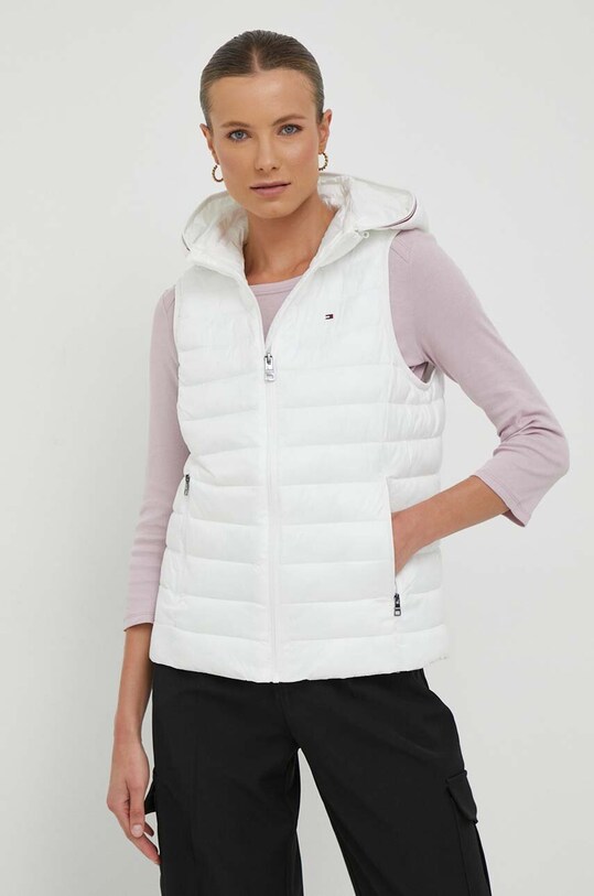 Vesta Tommy Hilfiger bílá WW0WW40779