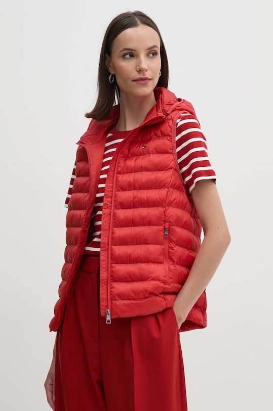 Αμάνικο μπουφάν Tommy Hilfiger κόκκινο WW0WW40779