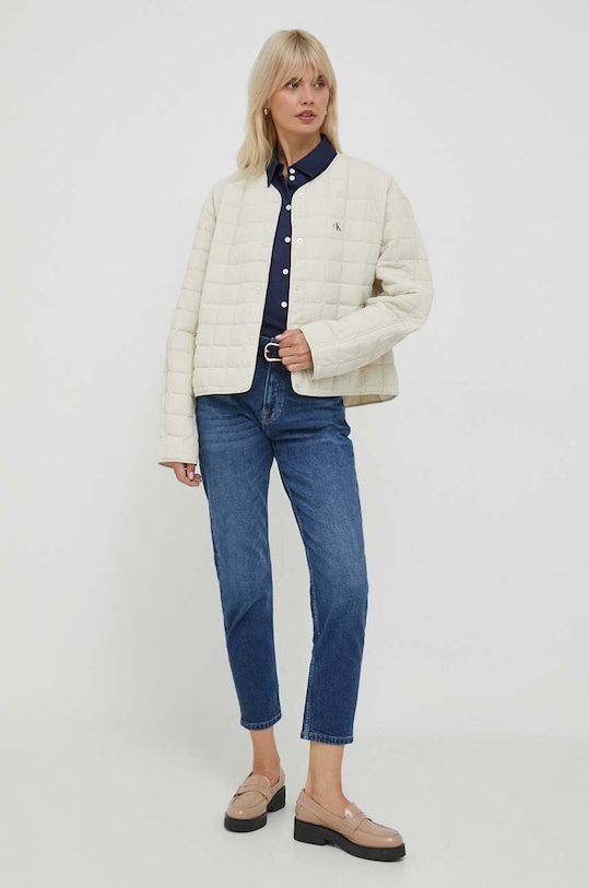 Calvin Klein Jeans giacca J20J221369 beige AW23