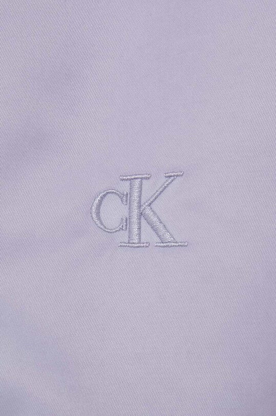 Bomber jakna Calvin Klein Jeans J20J221378 vijolična