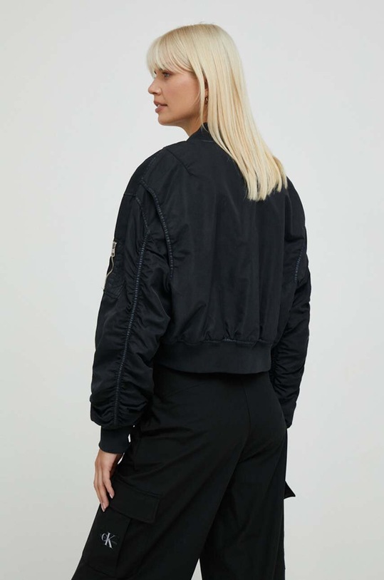 Ρούχα Μπουφάν bomber Calvin Klein Jeans J20J221378 μαύρο