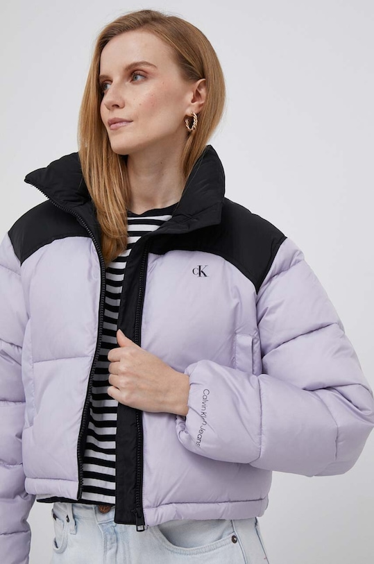 Bunda Calvin Klein Jeans fialová J20J221379