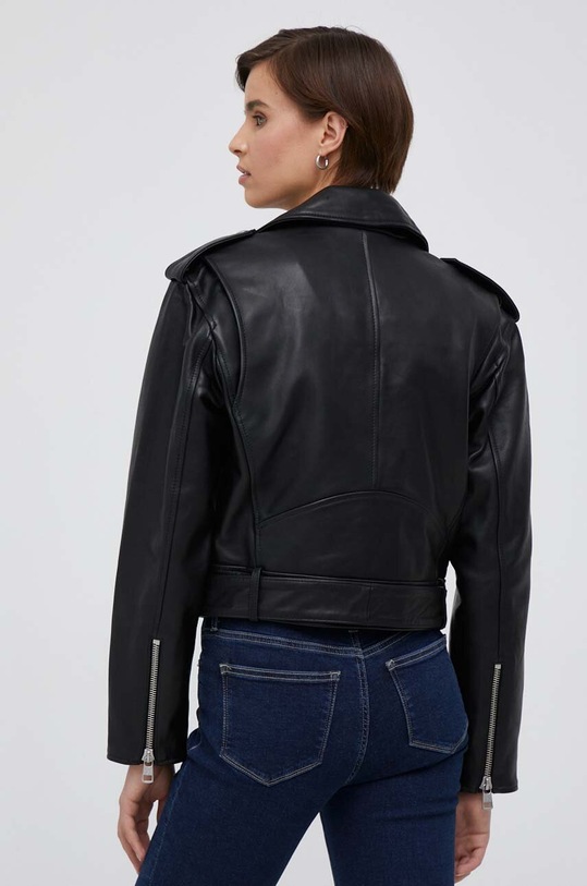 Oblečenie Kožená bunda Calvin Klein Jeans J20J221387 čierna