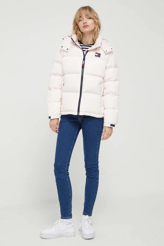 Tommy Jeans kurtka puchowa DW0DW14661 różowy AW23