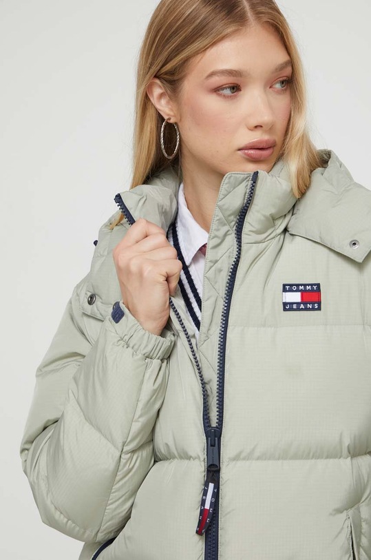 Tommy Jeans kurtka puchowa zielony DW0DW14661