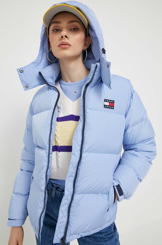 Tommy Jeans geacă de puf cu captuseala albastru DW0DW14661
