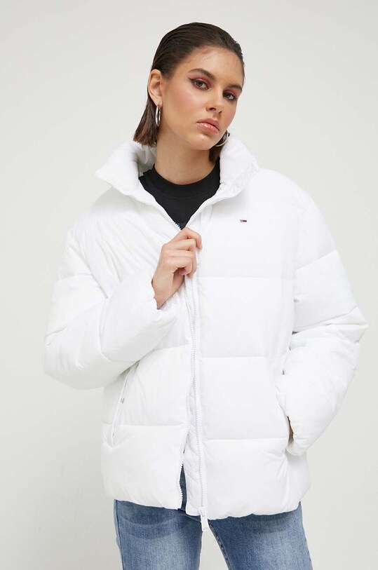 Tommy Jeans geaca cu captuseala alb DW0DW15963