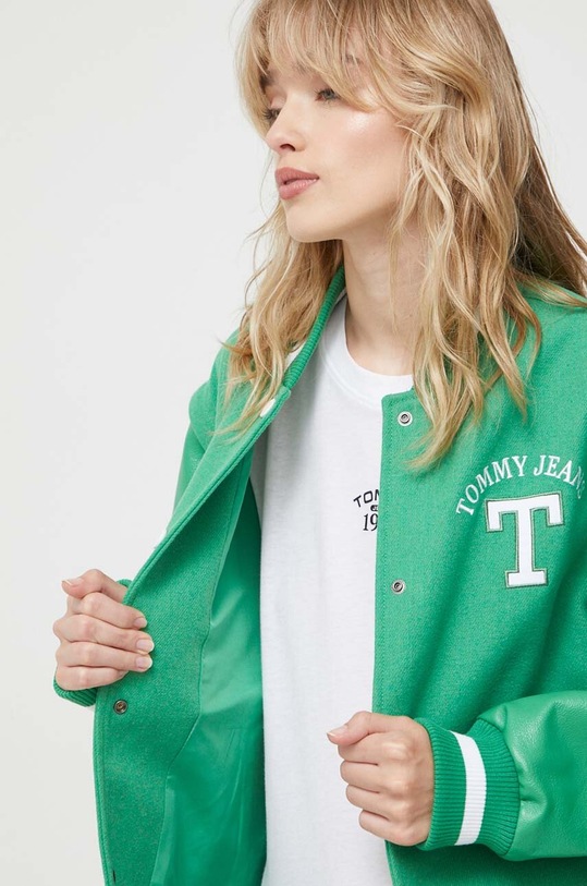 Bomber μπουφάν από μαλλί Tommy Jeans DW0DW15958