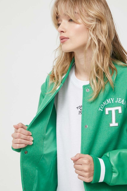 Bomber μπουφάν από μαλλί Tommy Jeans DW0DW15958