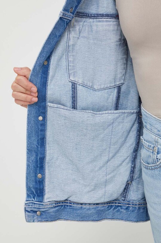 Rifľová bunda Tommy Jeans DW0DW16061