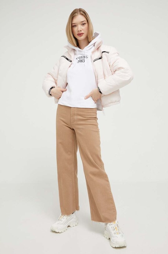 Tommy Jeans kurtka DW0DW16100 różowy AW23