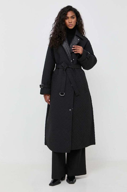 BOSS kabát 50494220 fekete AW23