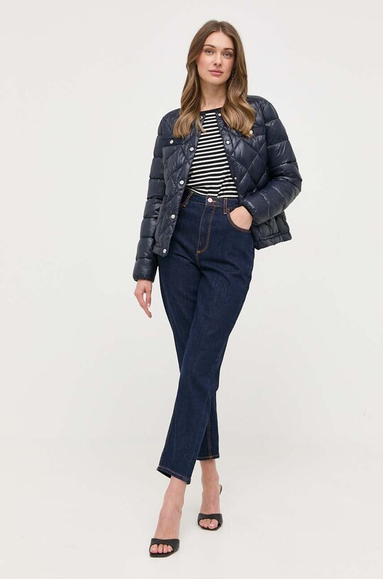 Bunda BOSS 50494537 tmavomodrá AW23