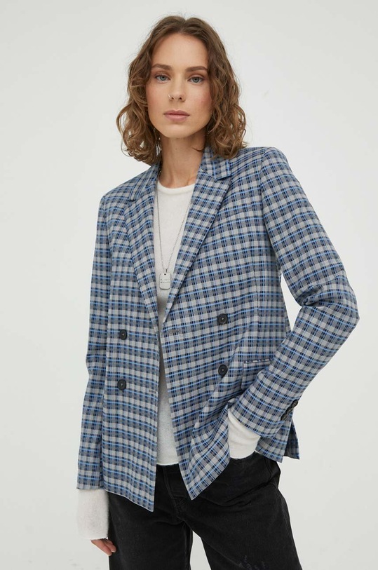 PS Paul Smith marynarka wełniana wełna niebieski W2R.246J.L31069