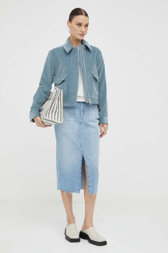 Джинсово яке PS Paul Smith W2R.312J.L31070 син AW23