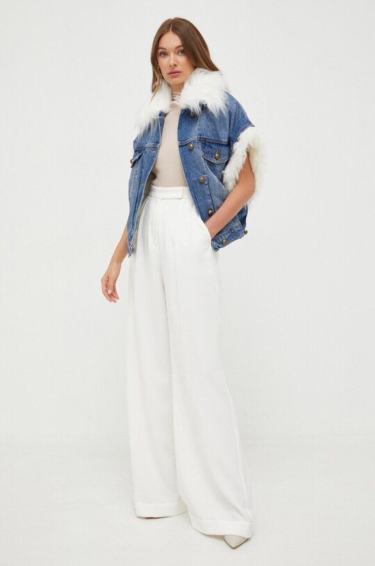 Pinko vesta de blugi 102181.A0ZR albastru AW23