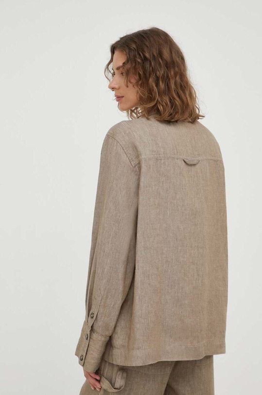 Abbigliamento Birgitte Herskind camicia di lino Donna 4834971 marrone