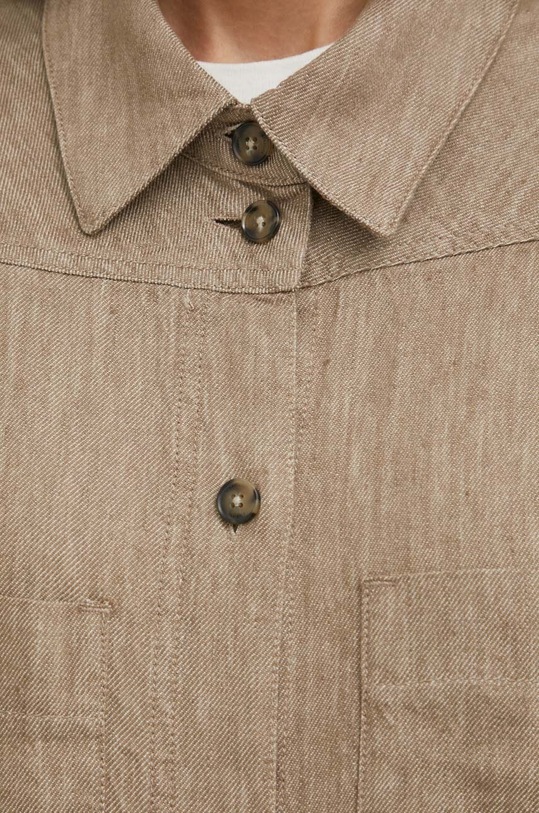 Birgitte Herskind camicia di lino Donna 4834971 marrone