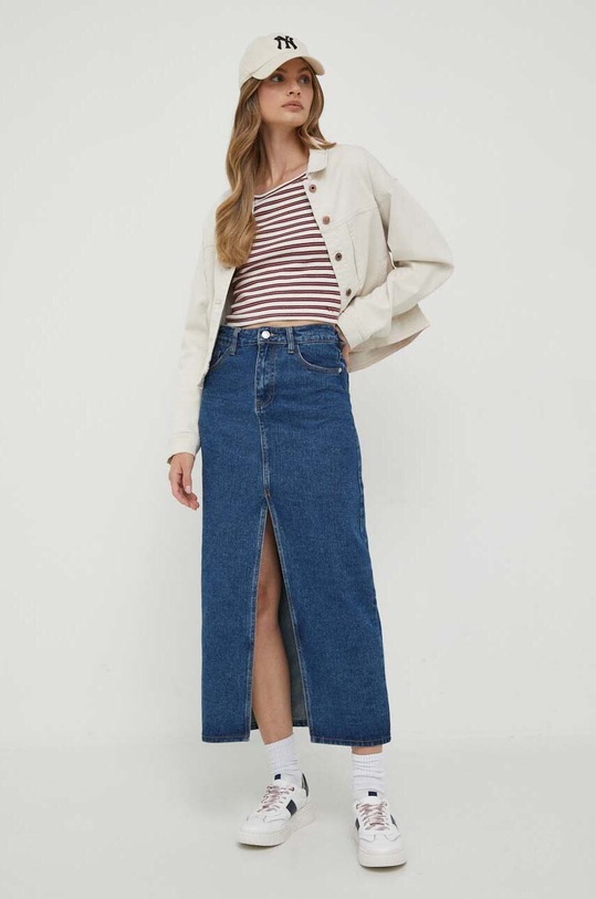 Pepe Jeans kurtka jeansowa Foxy PL402221.000 beżowy AW23