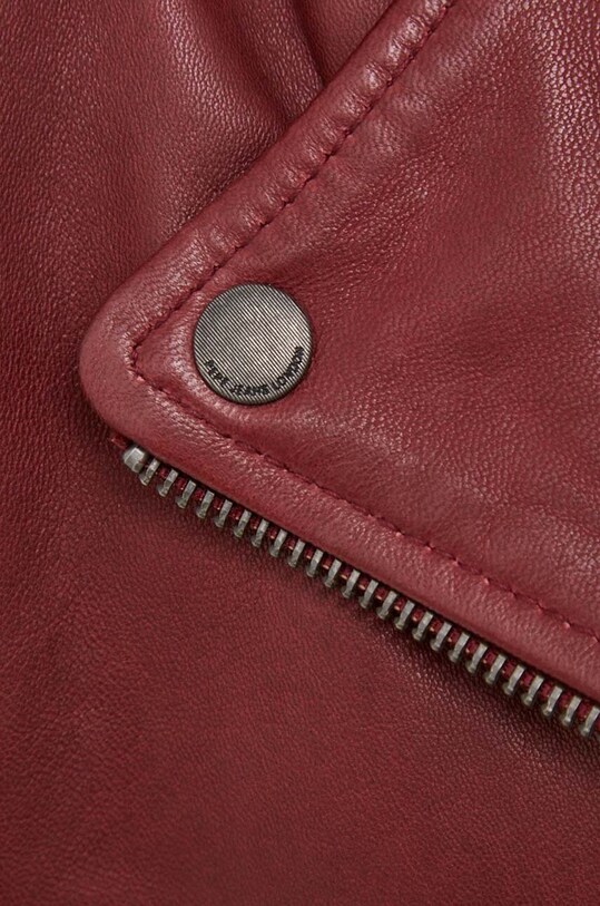 Δερμάτινο jacket Pepe Jeans PL402238.299 μπορντό