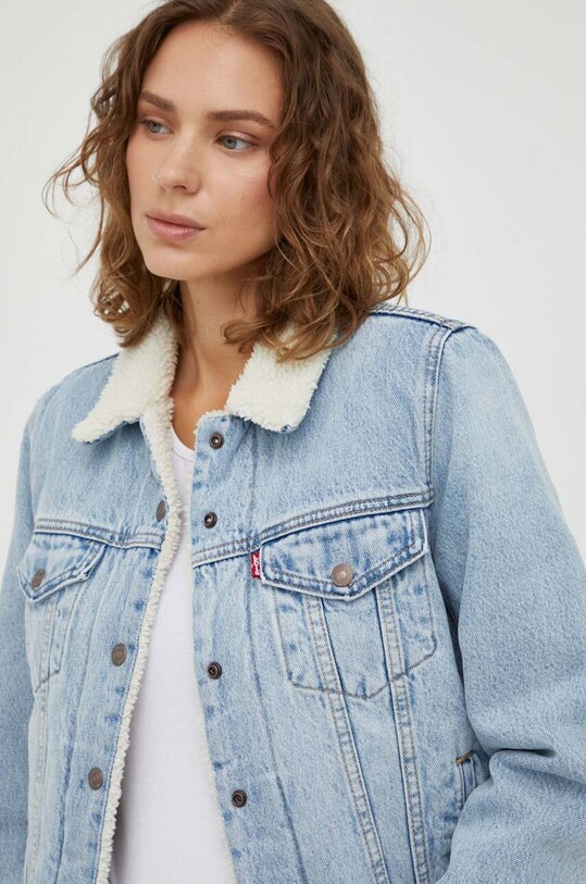 Levi's kurtka jeansowa niebieski 36136.0069