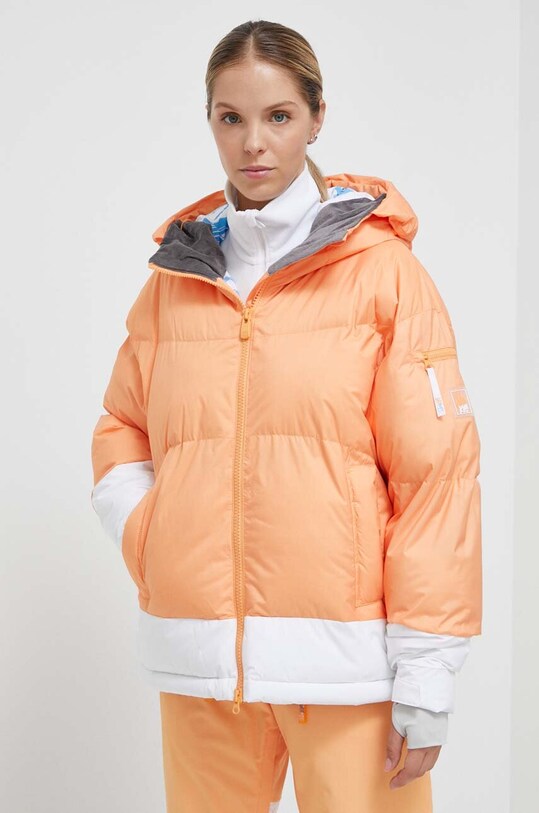 Roxy kurtka x Chloe Kim sporty zimowe pomarańczowy ERJTJ03427