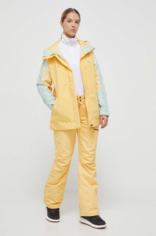 Roxy kurtka Highridge ERJTJ03428 żółty AW23