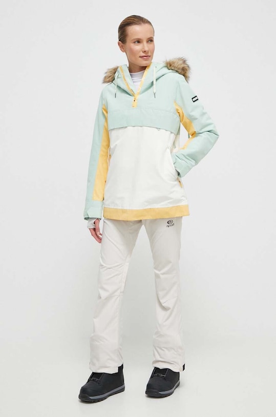 Bunda Roxy Shelter ERJTJ03452 zelená AW23