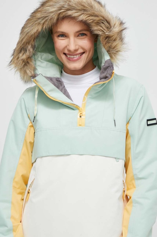 Bunda Roxy Shelter zelená ERJTJ03452