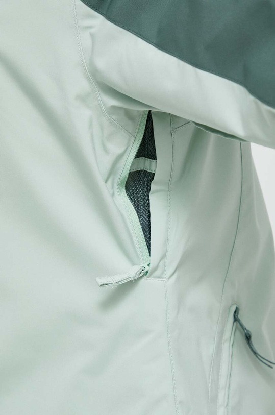 Μπουφάν Roxy Free Jet Block ERJTJ03430 πράσινο