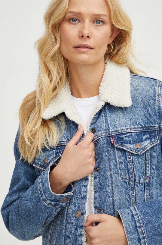 Levi's kurtka jeansowa niebieski 36136.0062