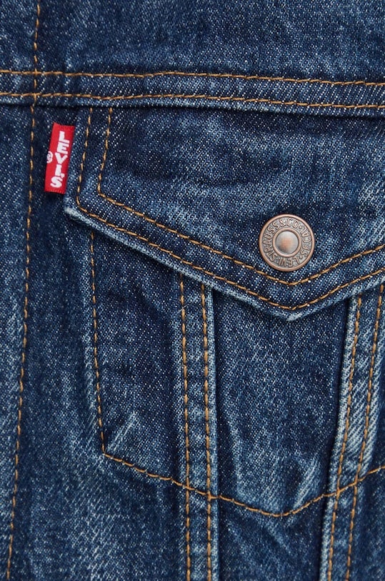 Levi's kurtka jeansowa 36136.0063 granatowy
