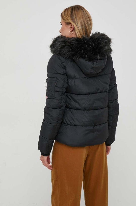 Oblečení Bunda Alpha Industries Hooded Puffer Wmn 108004.03 černá