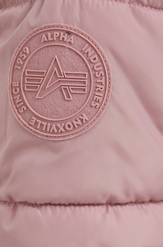 Μπουφάν Alpha Industries Hooded Puffer Wmn 108004.397 ροζ