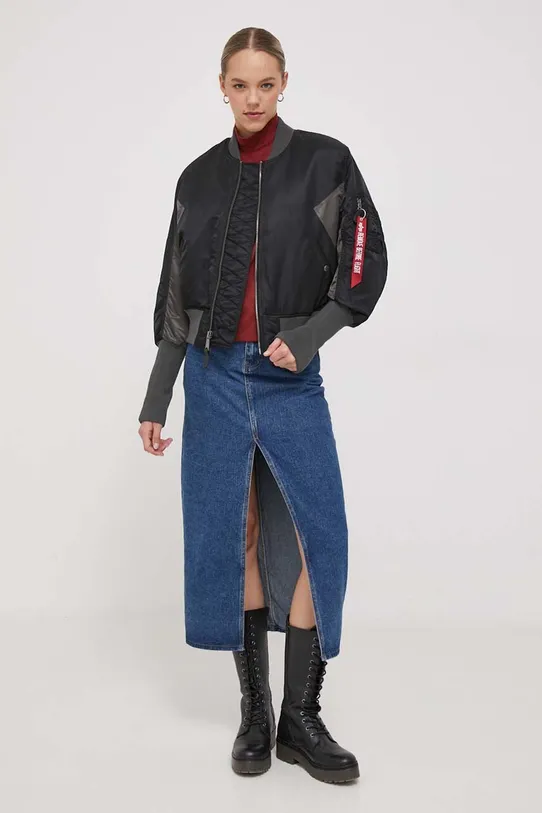 Alpha Industries geaca bomber MA-1 Cyber Wmn 108008.03 negru AW23