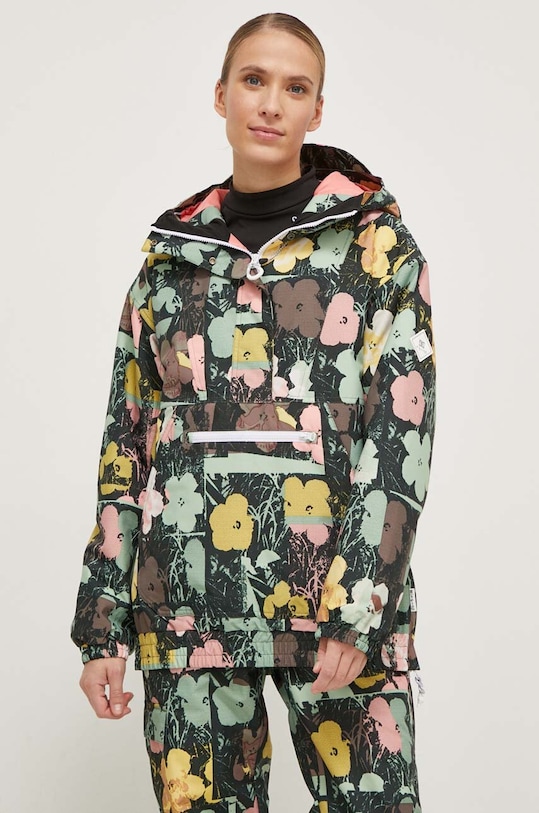 DC kurtka Chalet x Andy Warhol sporty zimowe zielony ADJTJ03043