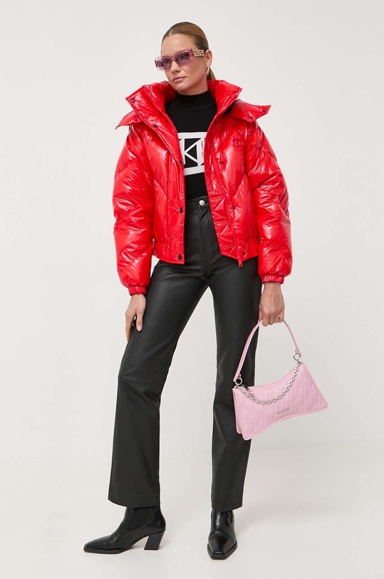 Karl Lagerfeld kurtka puchowa 235W1504 czerwony AW23