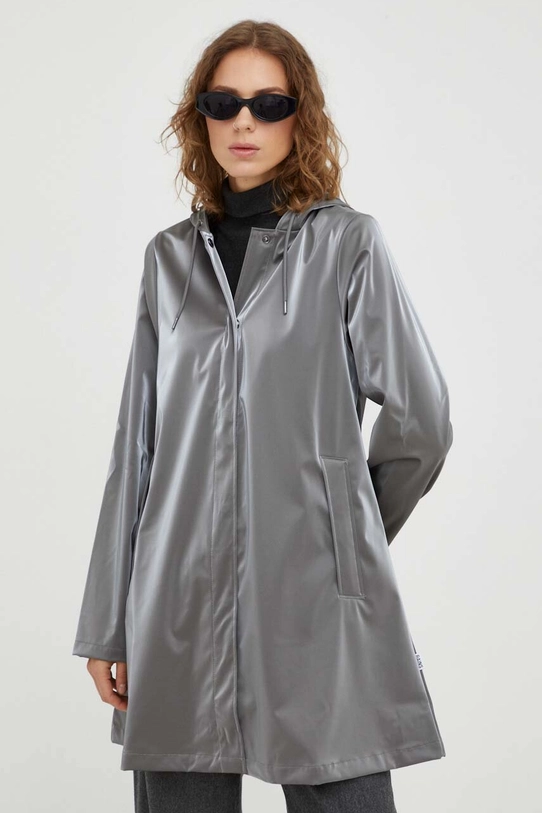 Kišna jakna Rains 18050 Jackets za prijelazno razdoblje srebrna 18050.97