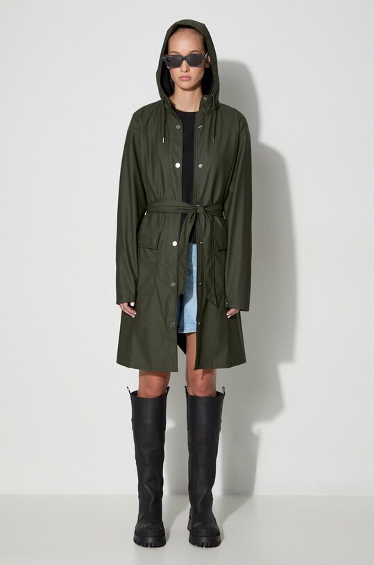 Дождевик Rains 18130 Jackets 18130.03 зелёный SS25