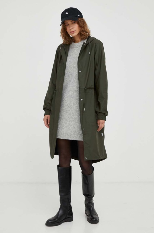 Rains kurtka przeciwdeszczowa 18550 Jackets pozostałe zielony 18550.03