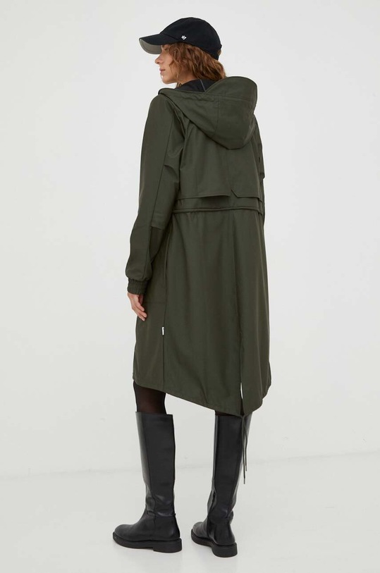 Odzież Rains kurtka przeciwdeszczowa 18550 Jackets 18550.03 zielony